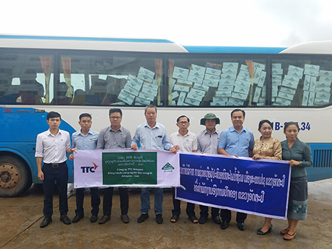 TTC Sugar đồng hành cùng người dân Attapeu, Lào